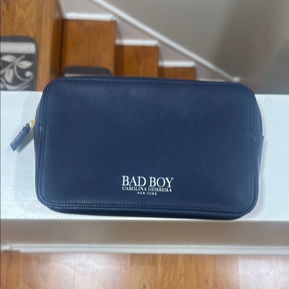 Carolina Herrera Bad Boy Navy Blue Men's Bag